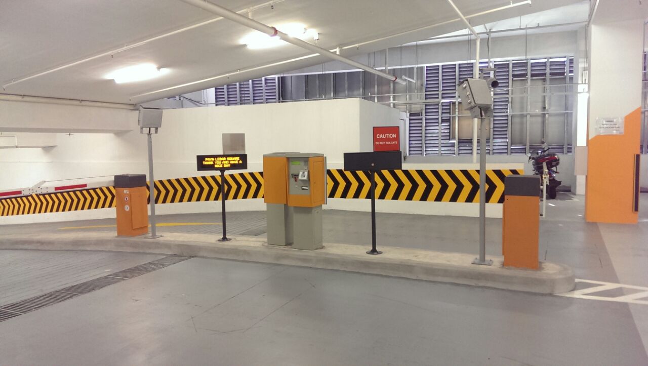 Puerta de barrera de estacionamiento de automóviles